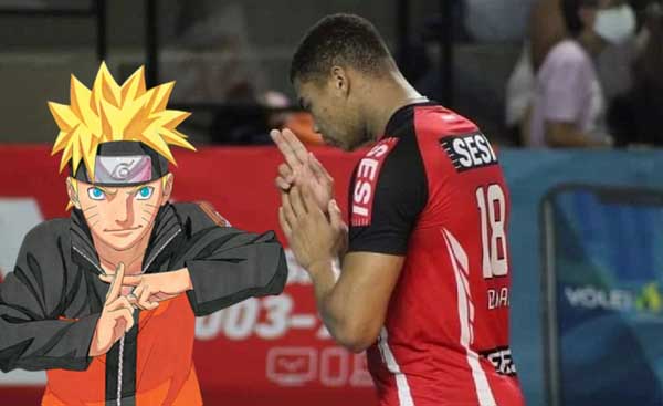 O que é o 'jutsu', gesto de 'Naruto' feito por Darlan em jogo de vôlei, Pop & Arte